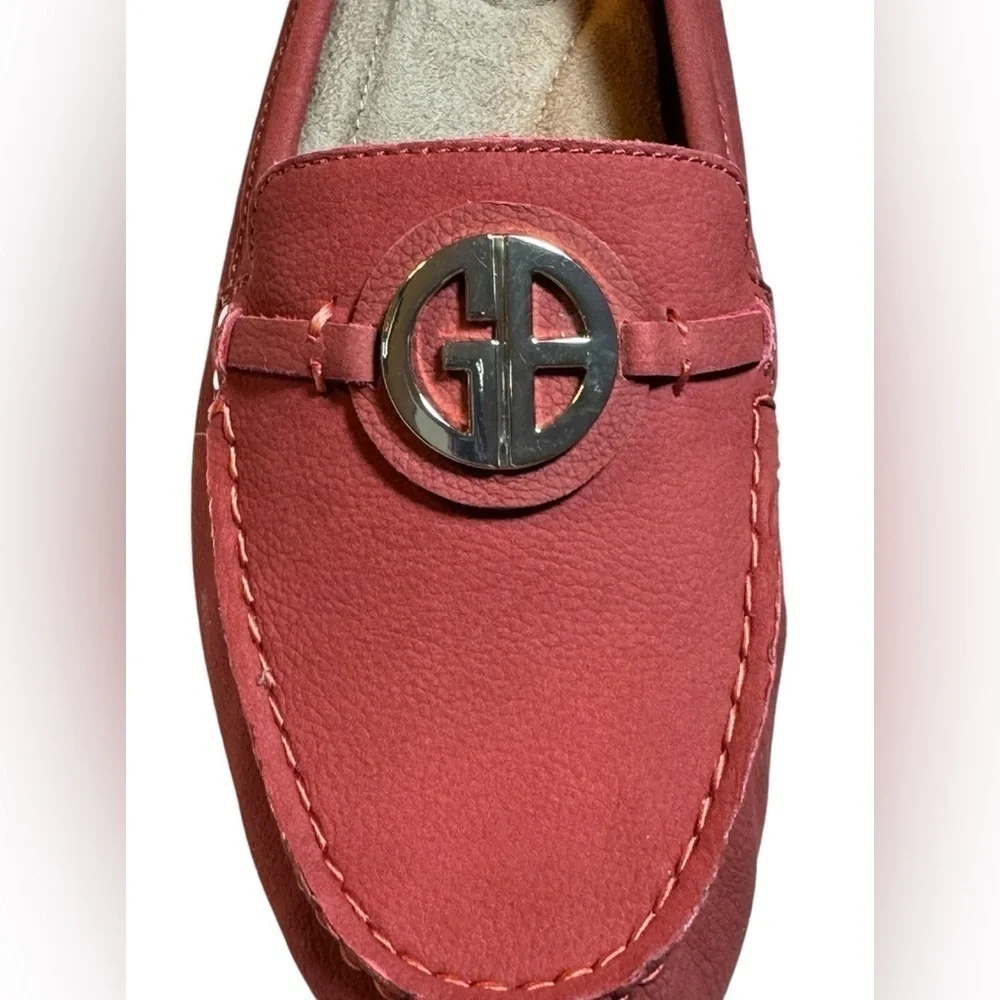 Giani Bernini Red Leather Loafers